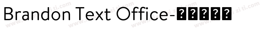 Brandon Text Office字体转换